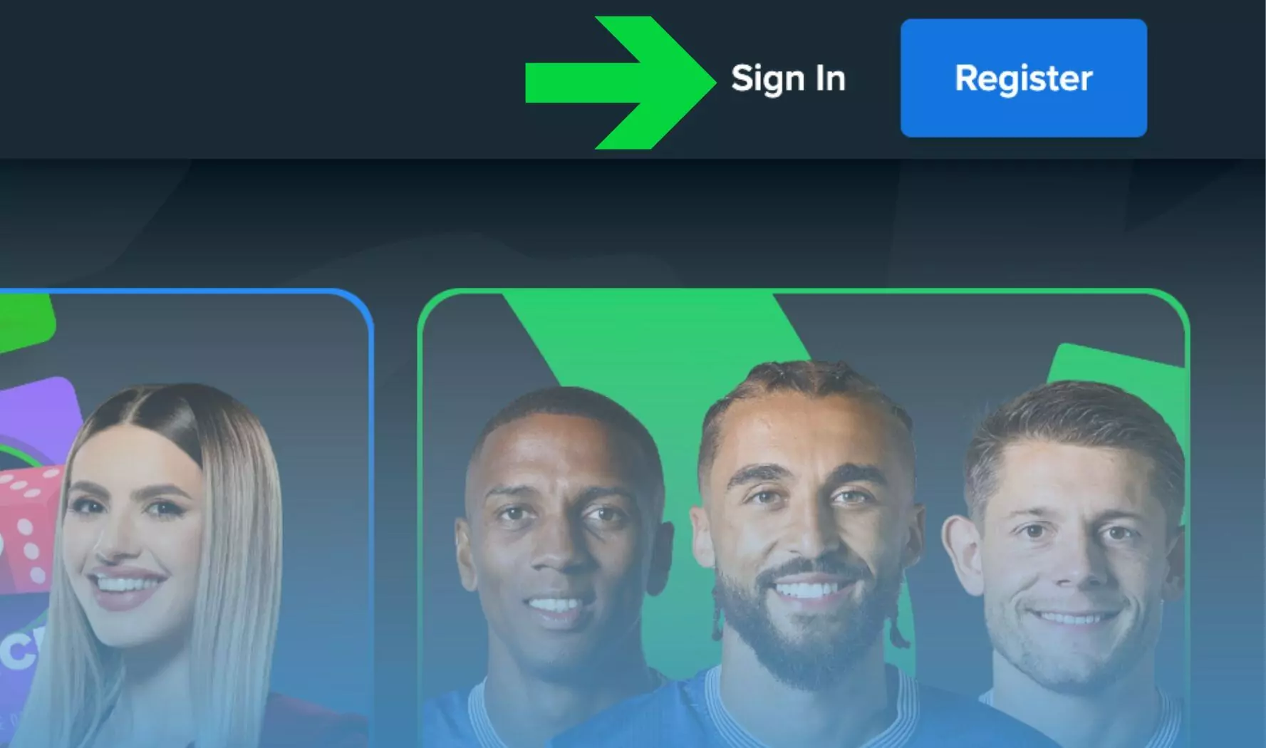 Stake Nigeria Click Sign In on the welcome page